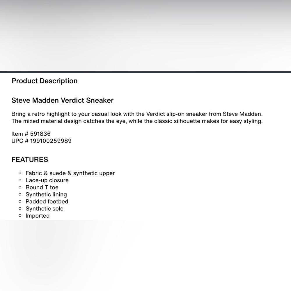Steve Madden Verdict Slide On Sneakers - Picture 8 of 8